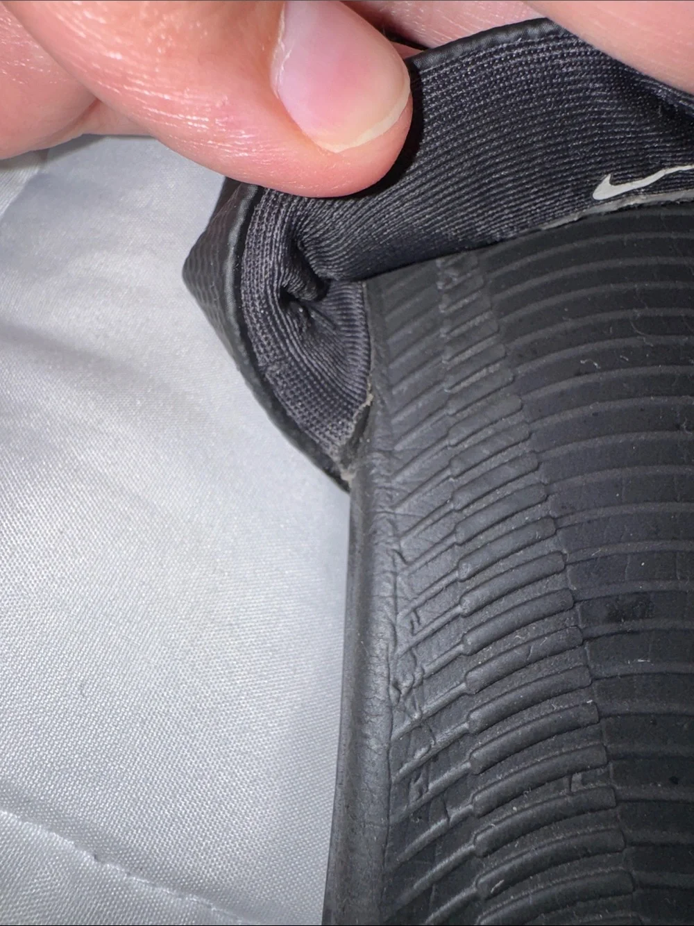 Nike Black White Boys' Slide Sandals